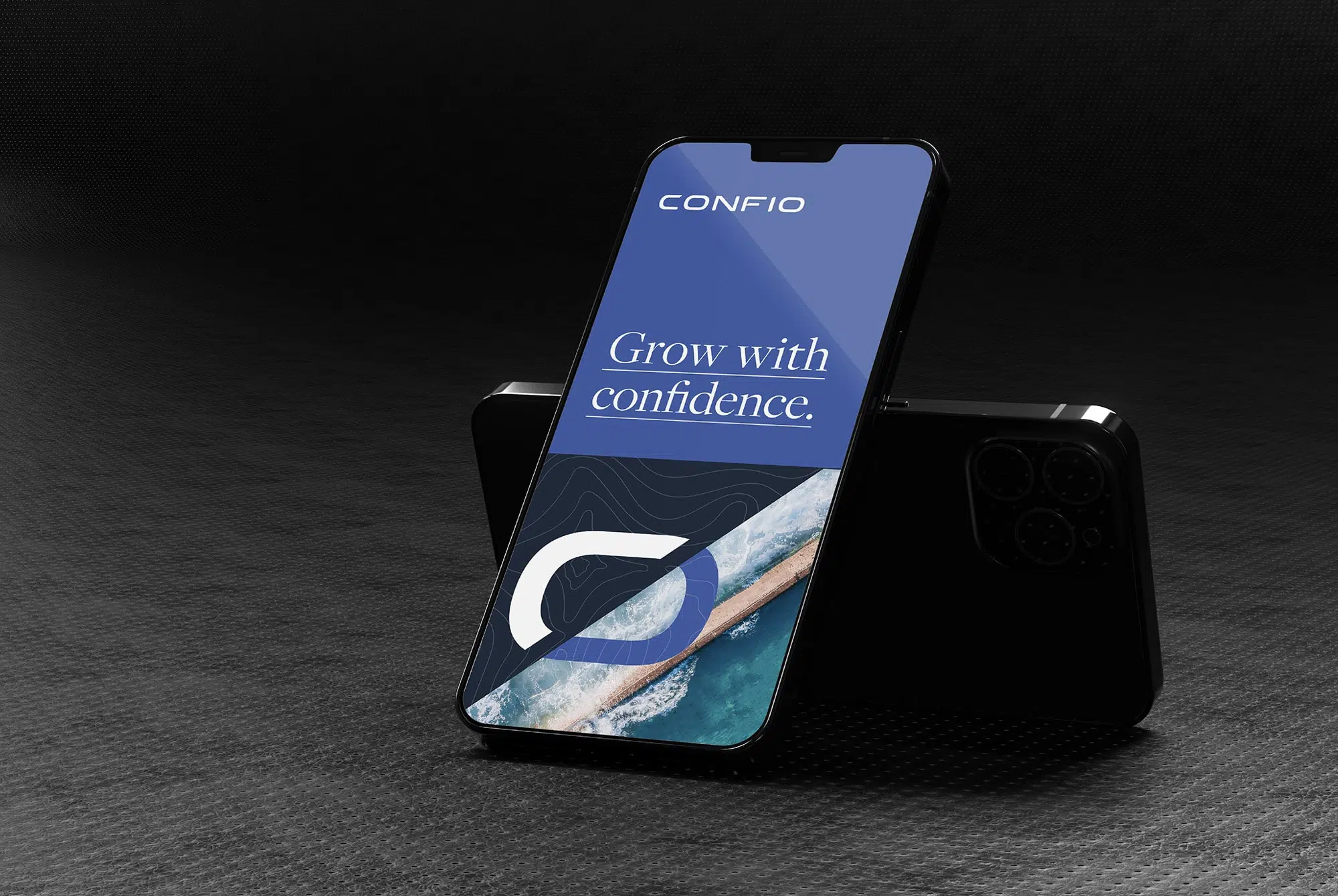Confio Insurance Premium high end brand identity